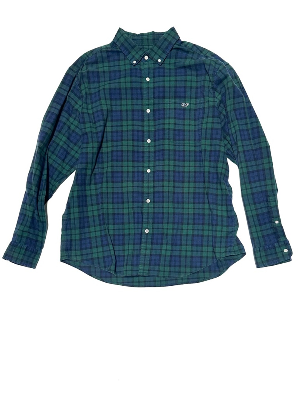 Vineyard Vines Palmer Hill Tucker Plaid Classic Fit Button Up Long Sleeve Shirt